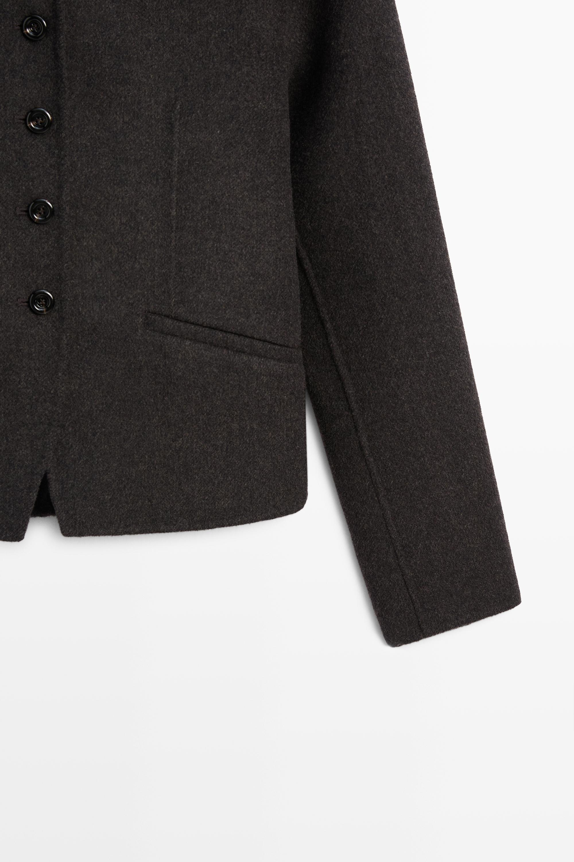 Veste courte à col montant